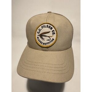 Filson Logger Mesh Cap Alaska Outfitter Logo